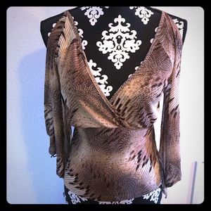 Cold shoulder blouse